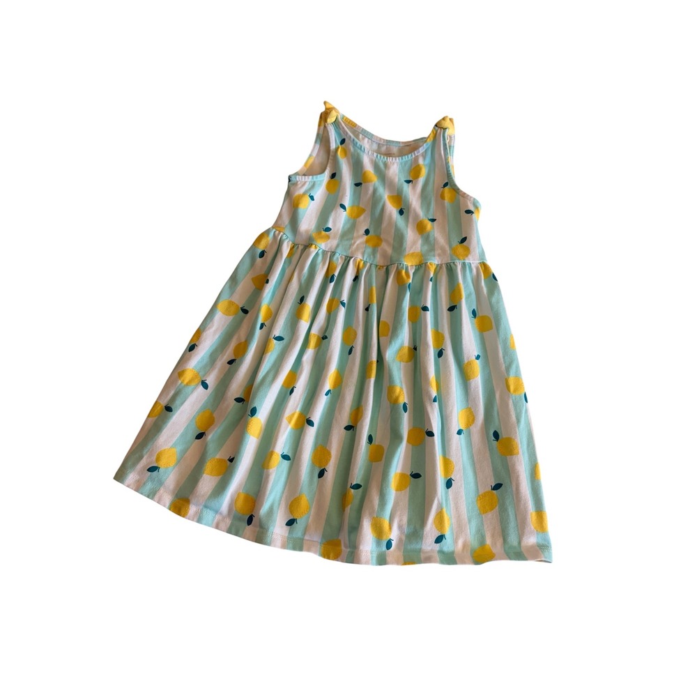 *4for$20 Mix&Match* The Children's Place Lemon Print Striped Summer Dress 5T